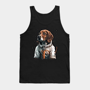 Pointer dog astronaut Tank Top